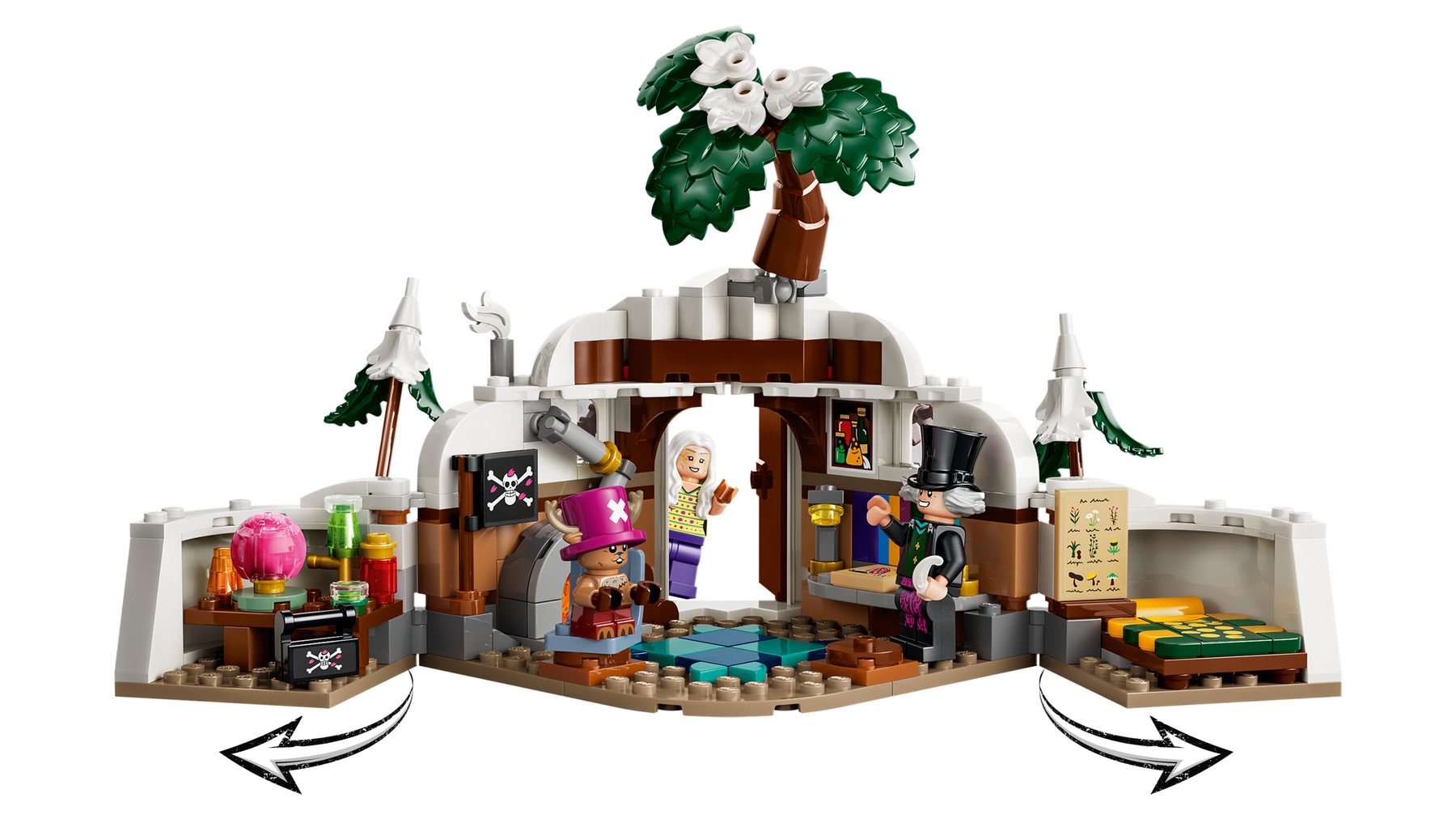 Official LEGO image of Dr. Hiriluk's Hideout