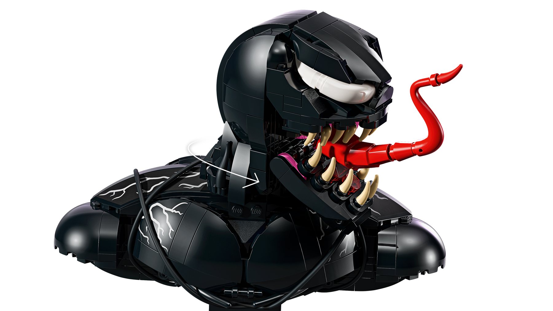 Official LEGO render of Venom Bust