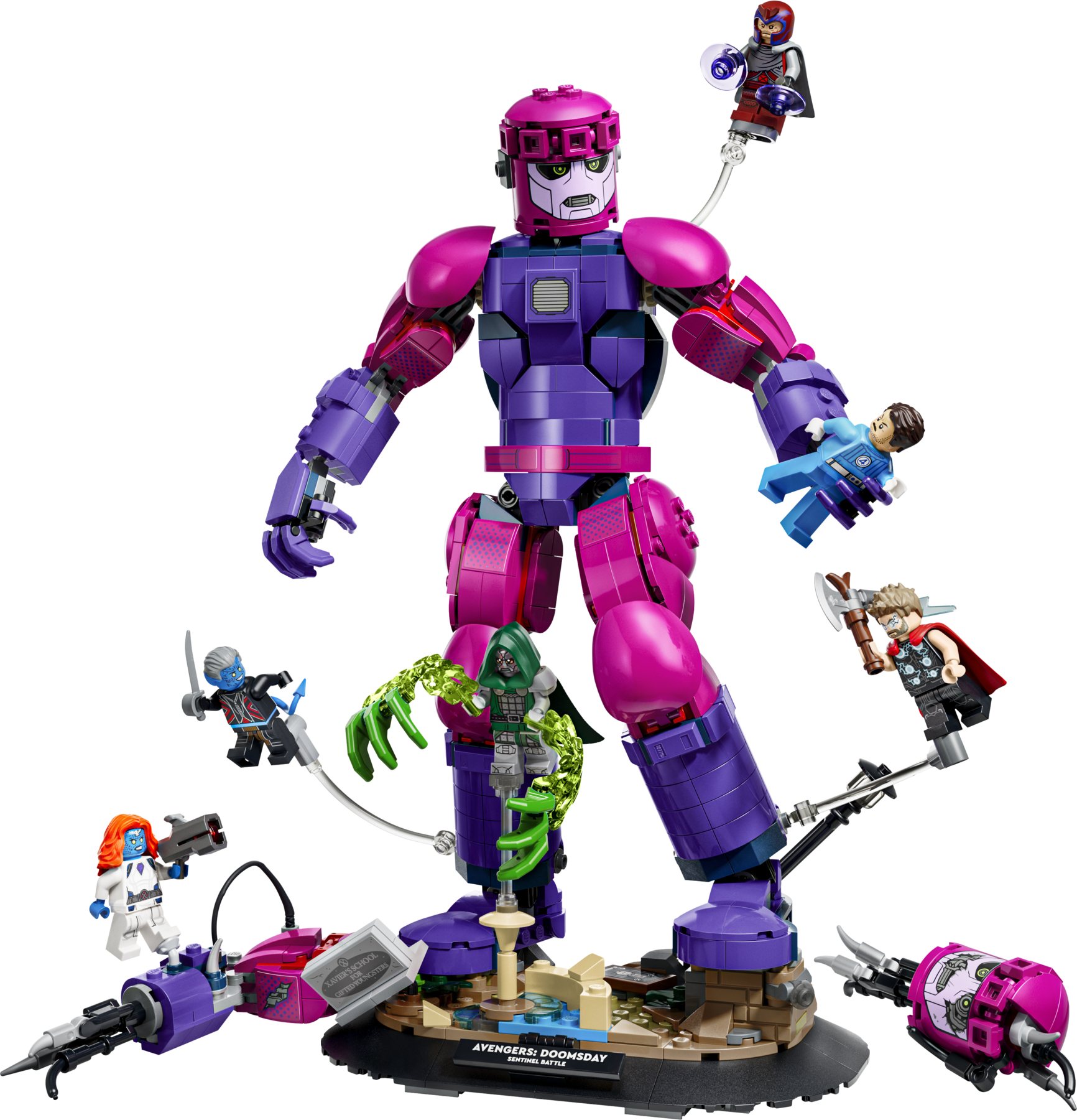Official LEGO image of Epic Battle: Avengers: Doomsday