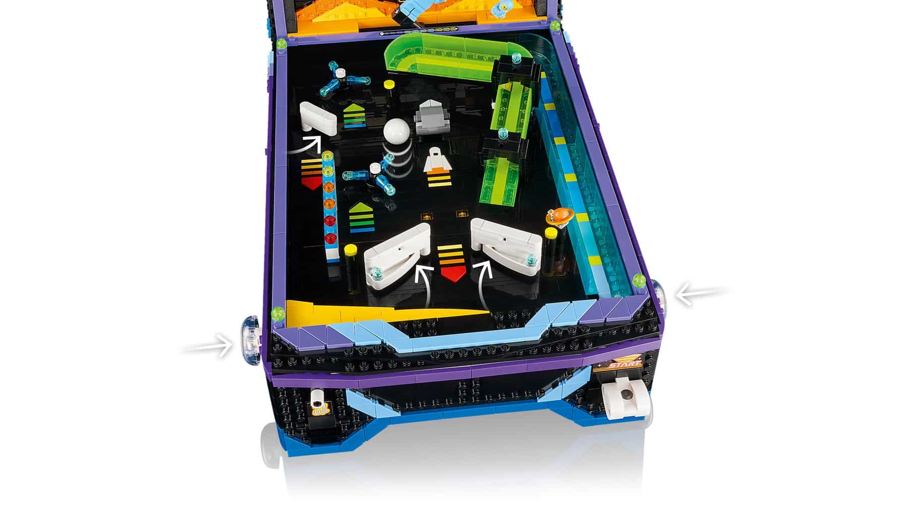Official LEGO render of Arcade Pinball Machine