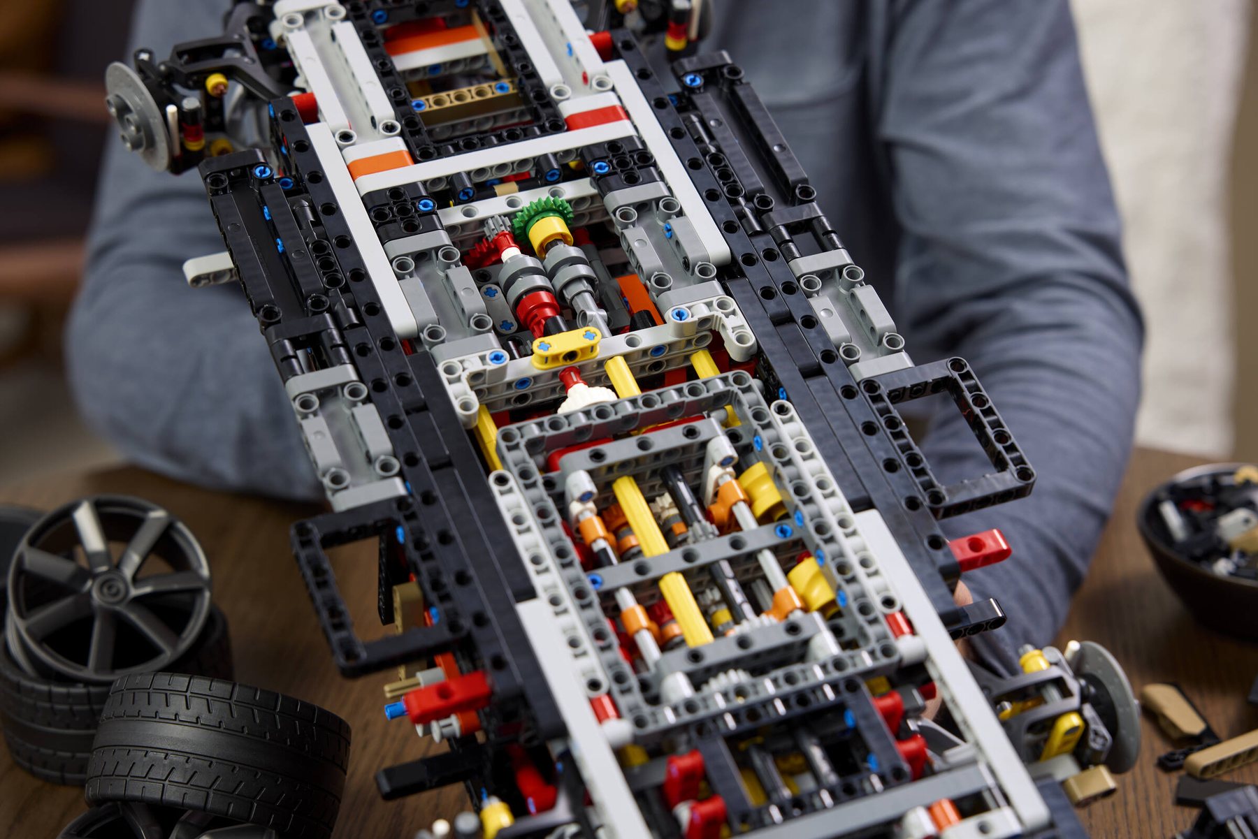 Official LEGO lifestyle image of Koenigsegg Sadair's Spear Megacar