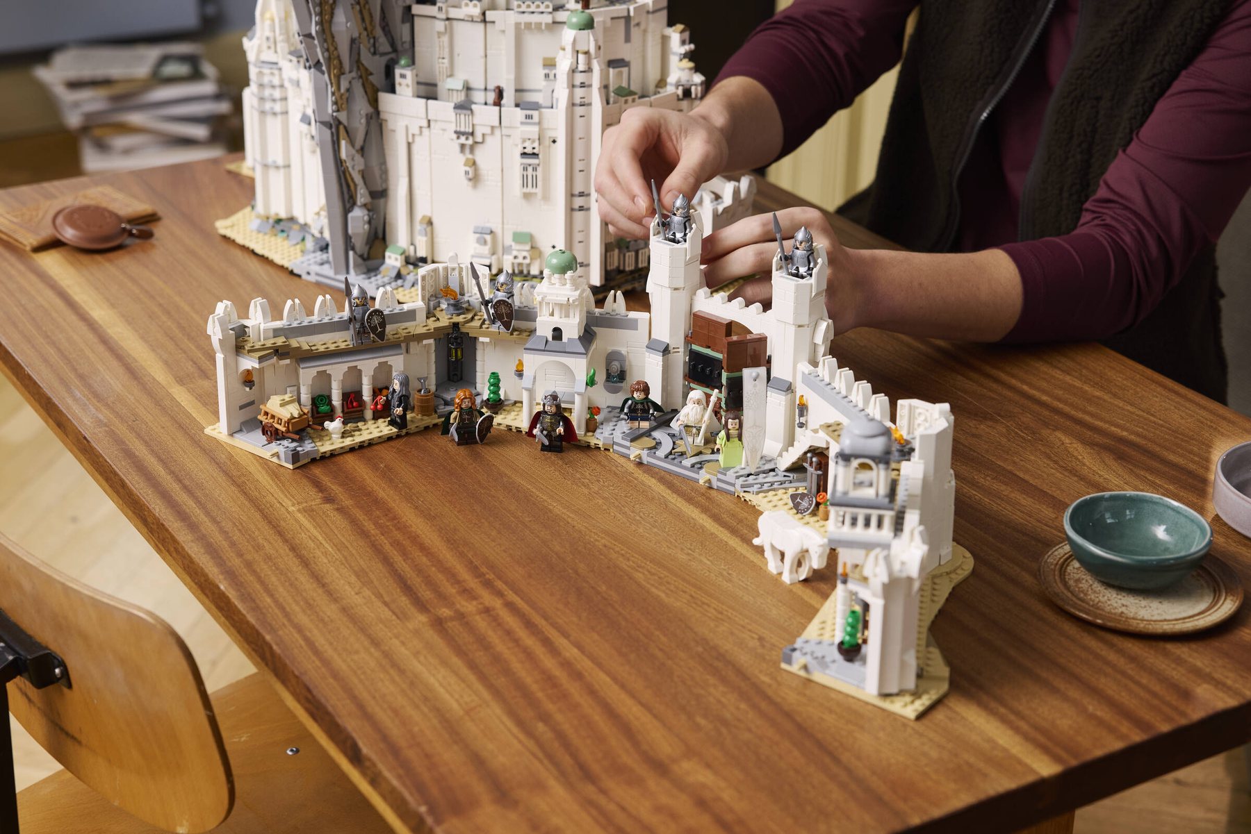 Official LEGO lifestyle image of The Lord of the Rings: Minas Tirith