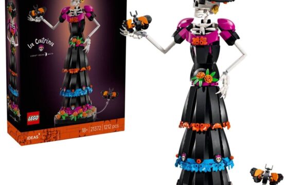 Leaked box image of LEGO Ideas 21372 La Catrina showing the set number, 18+ label and 1,212-piece count.