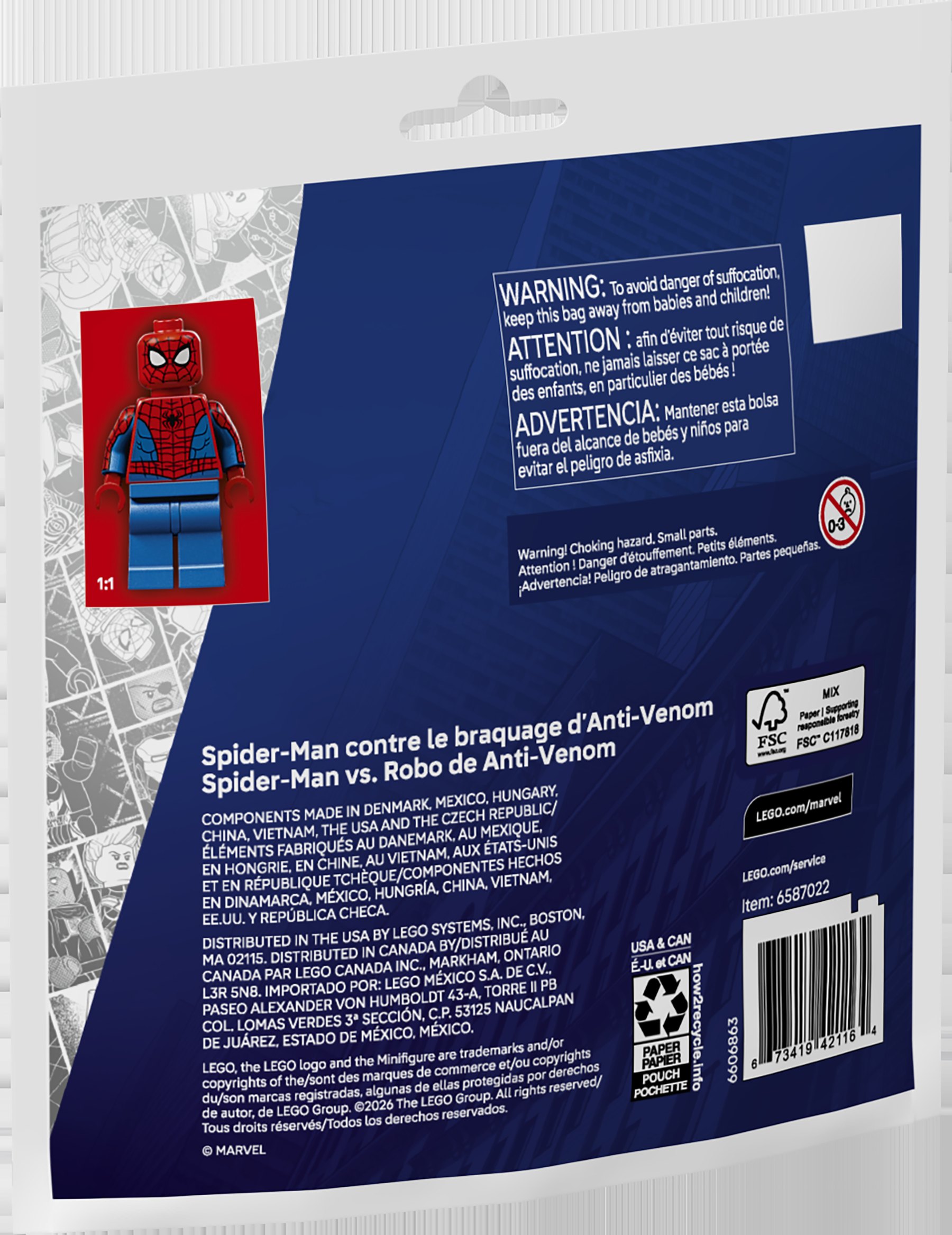 Official alternate box image of Spider-Man vs. Anti-Venom Heist 30725