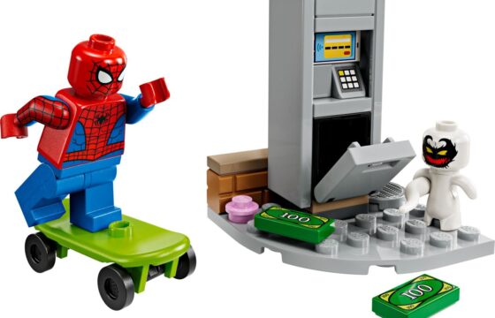Official LEGO product render of Spider-Man vs. Anti-Venom Heist 30725