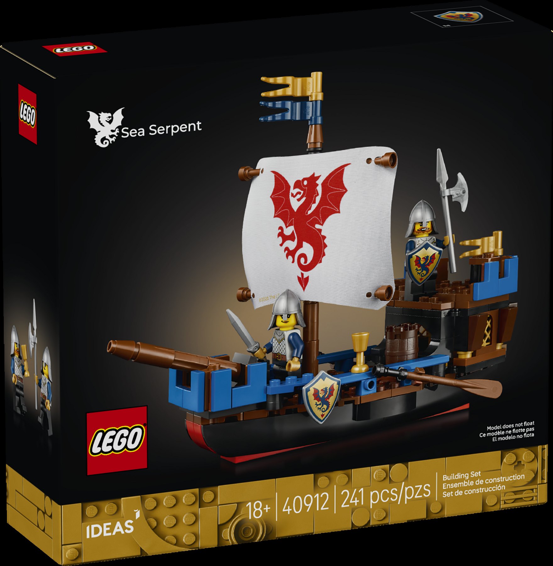 Official LEGO box image of Sea Serpent 40912