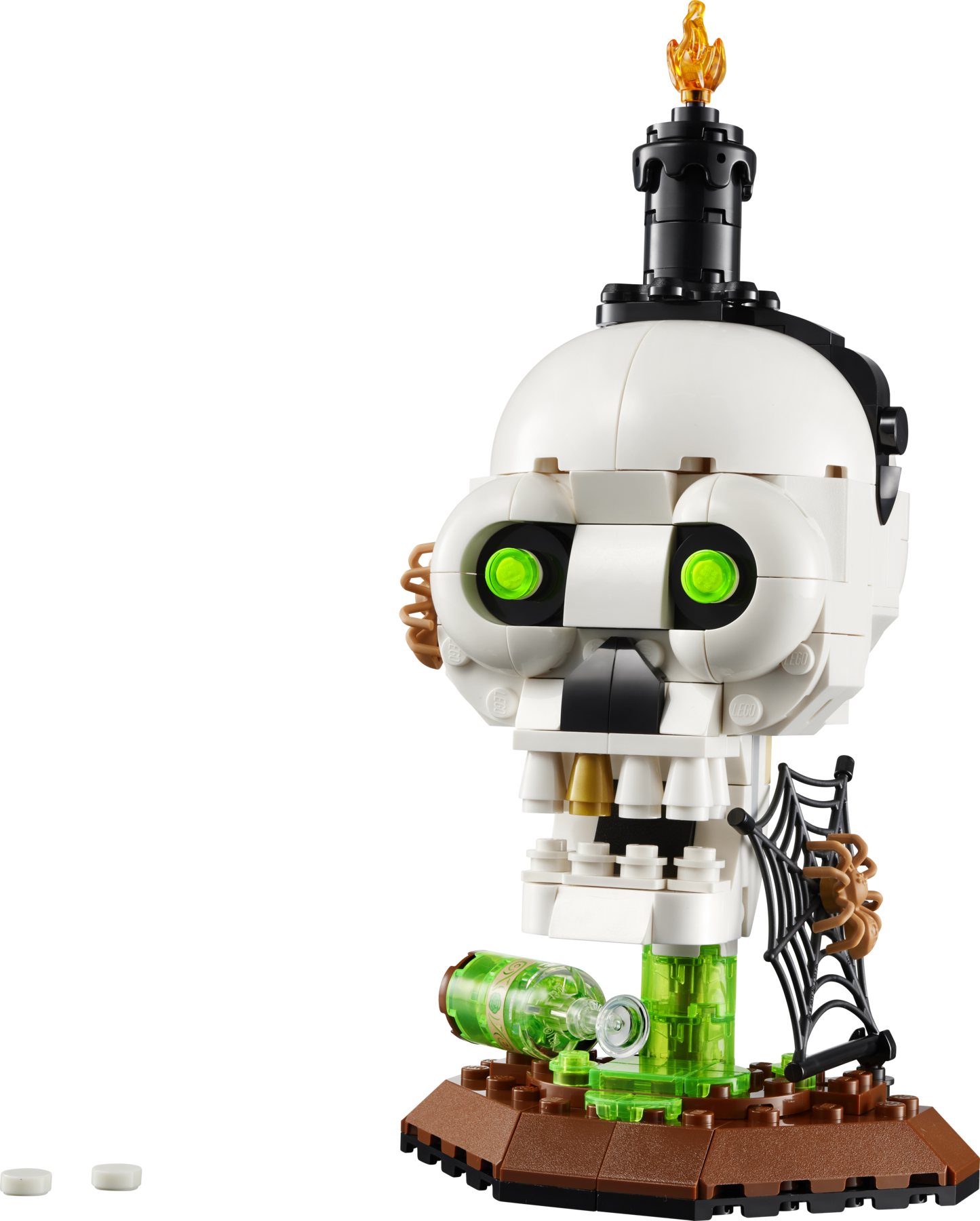 Official LEGO image of Halloween Skull Candle