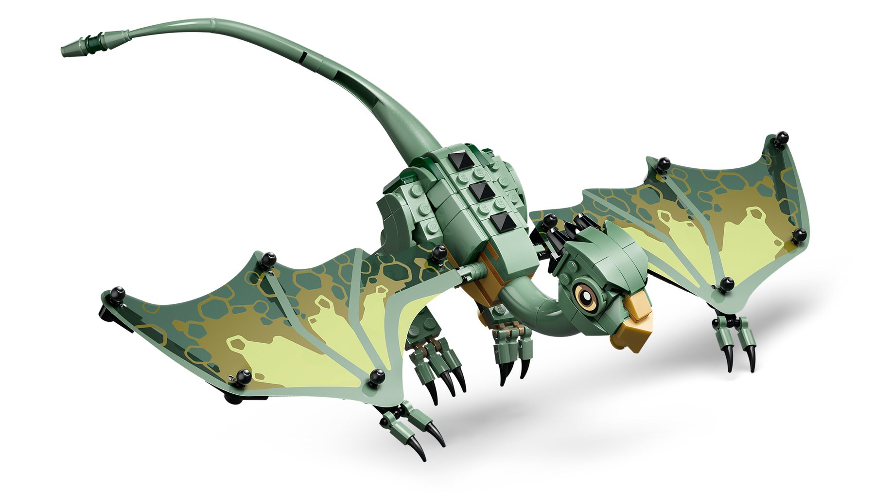 LEGO® Harry Potter™ Norbert with his wings outstretched as though in mid-flight.