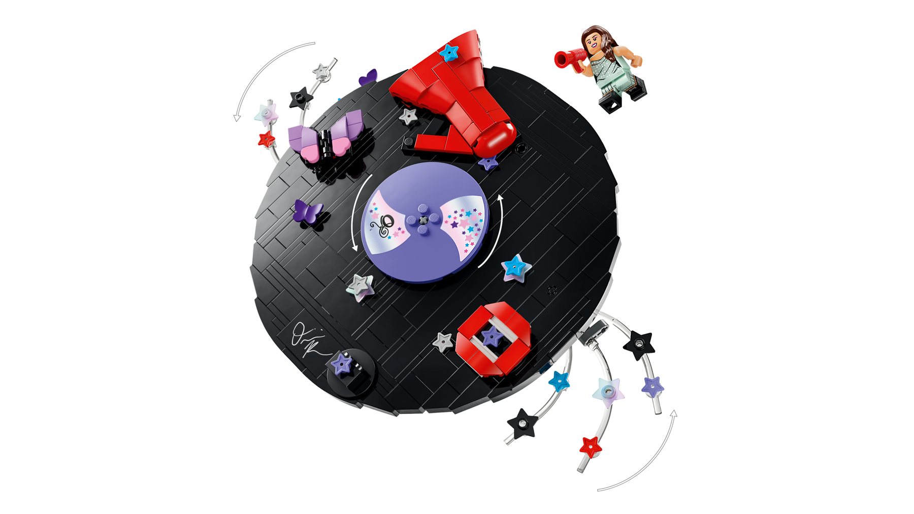 Official LEGO image of Olivia Rodrigo's Vinyl