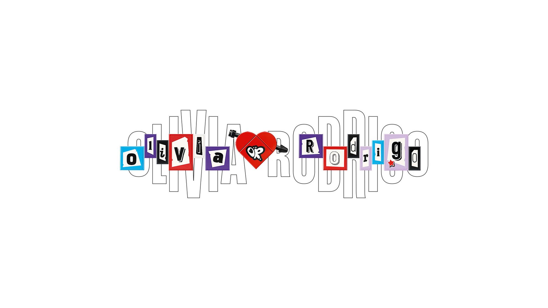 Official LEGO image of Olivia Rodrigo's Dual Guitar