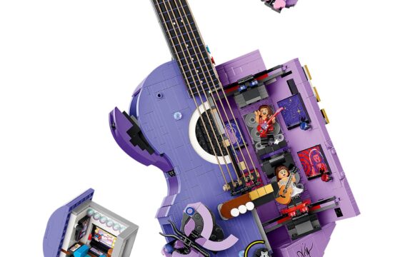 Official LEGO image of Olivia Rodrigo's Dual Guitar