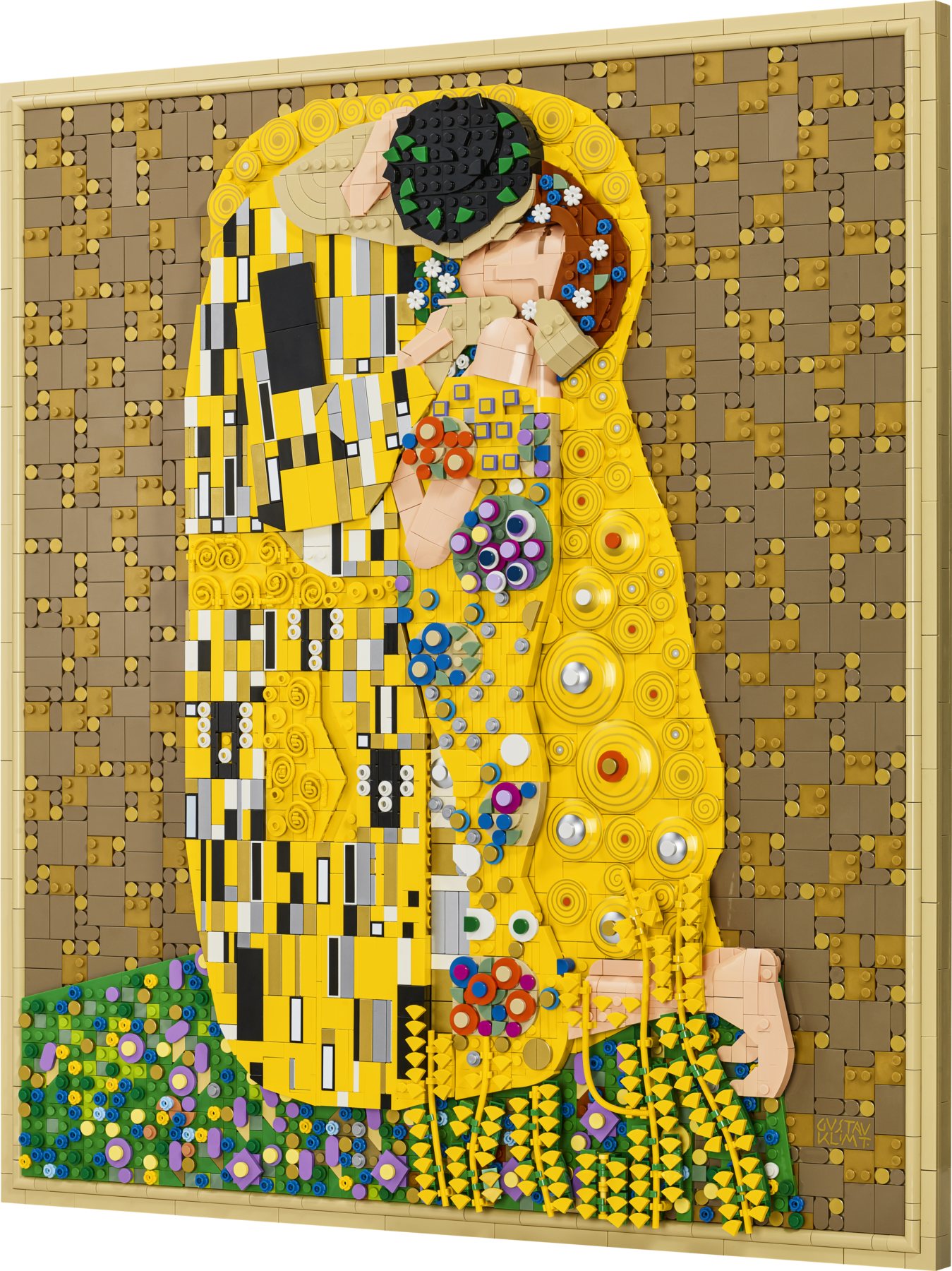 Official LEGO product image of Gustav Klimt – The Kiss