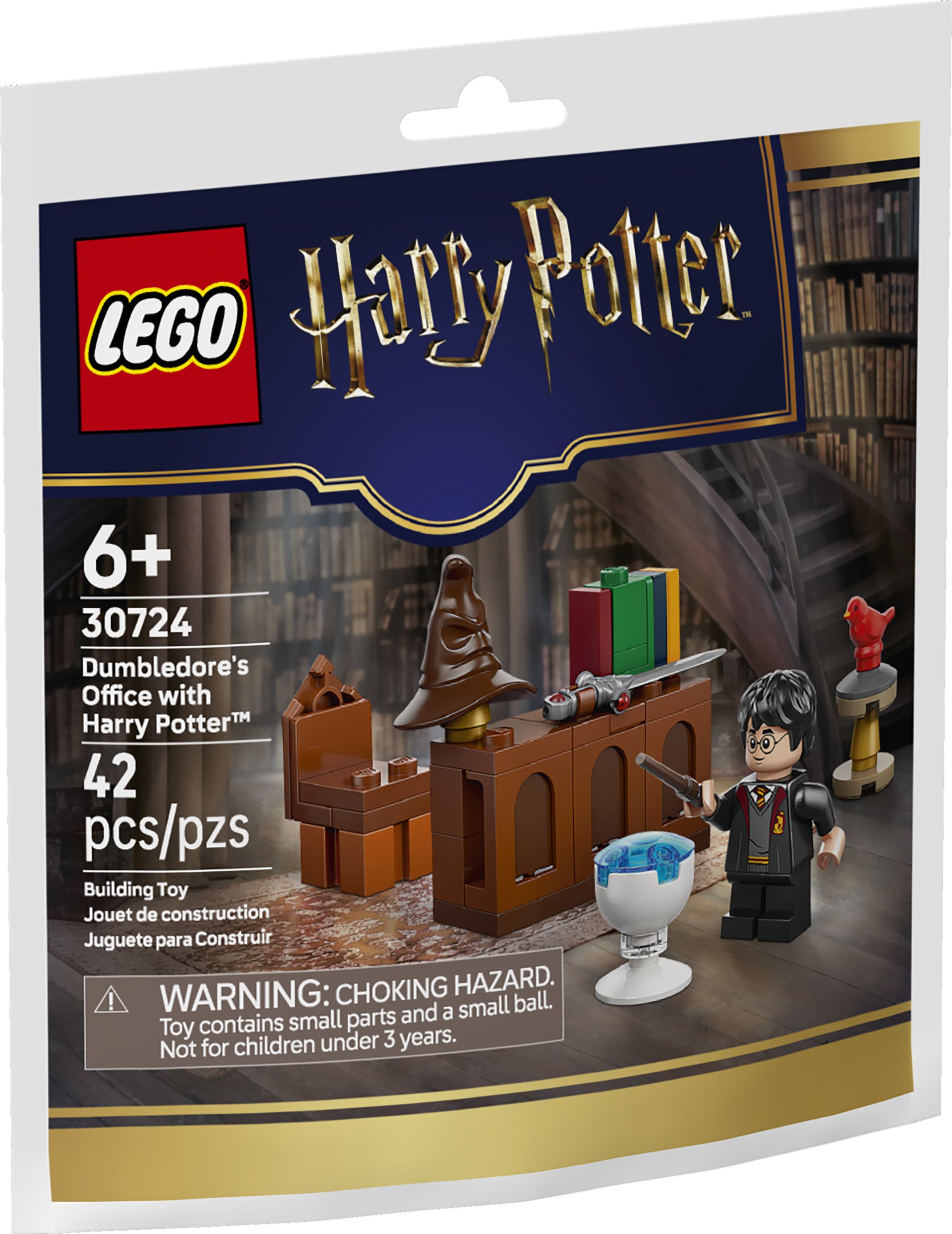Official LEGO image of Dumbledore's Office with Harry Potter