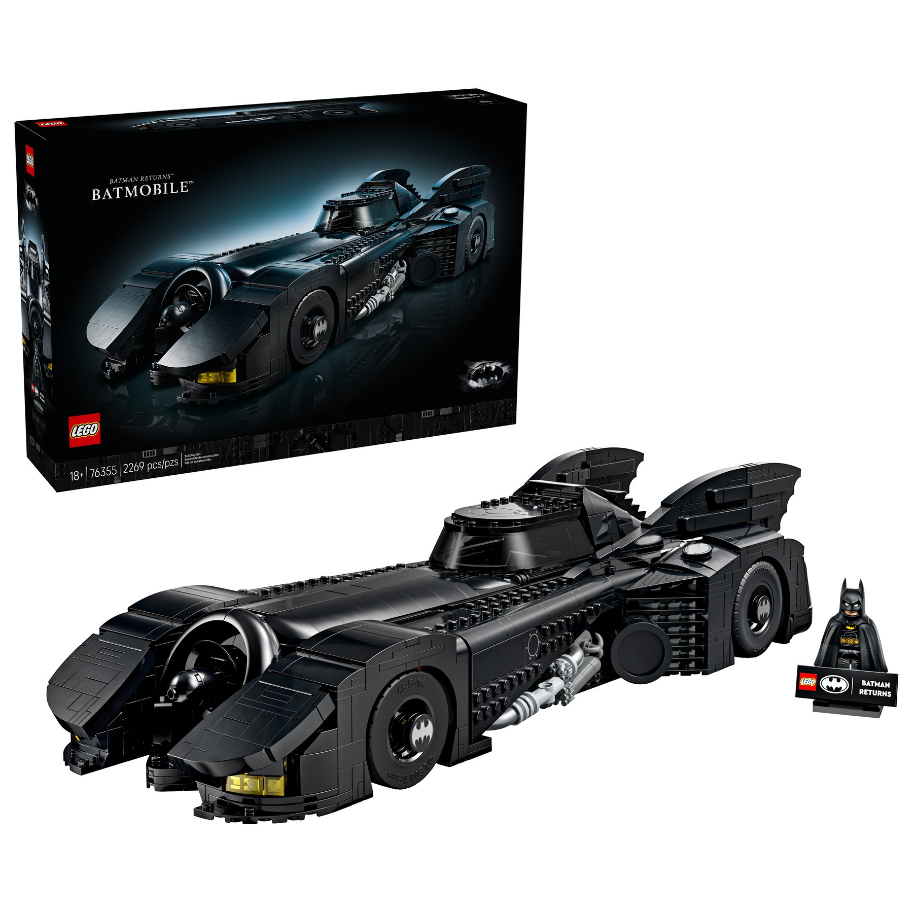 Official LEGO image of Batman Returns Batmobile
