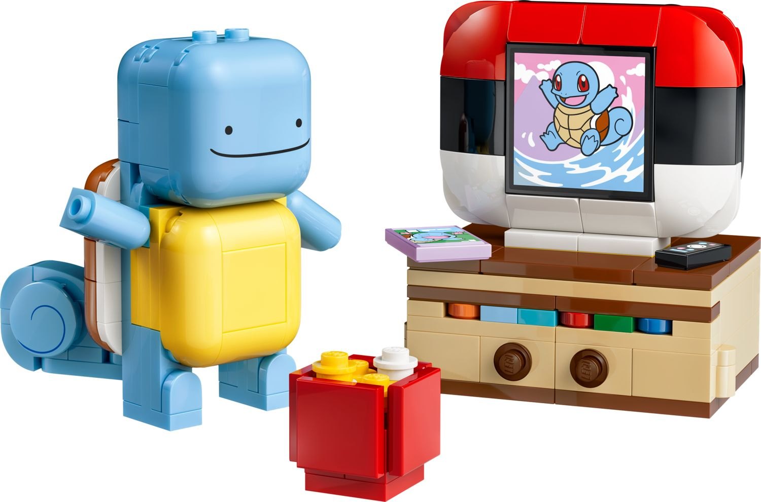 Official LEGO render of 40887 SMART Play Ditto as Squirtle Movie Night
