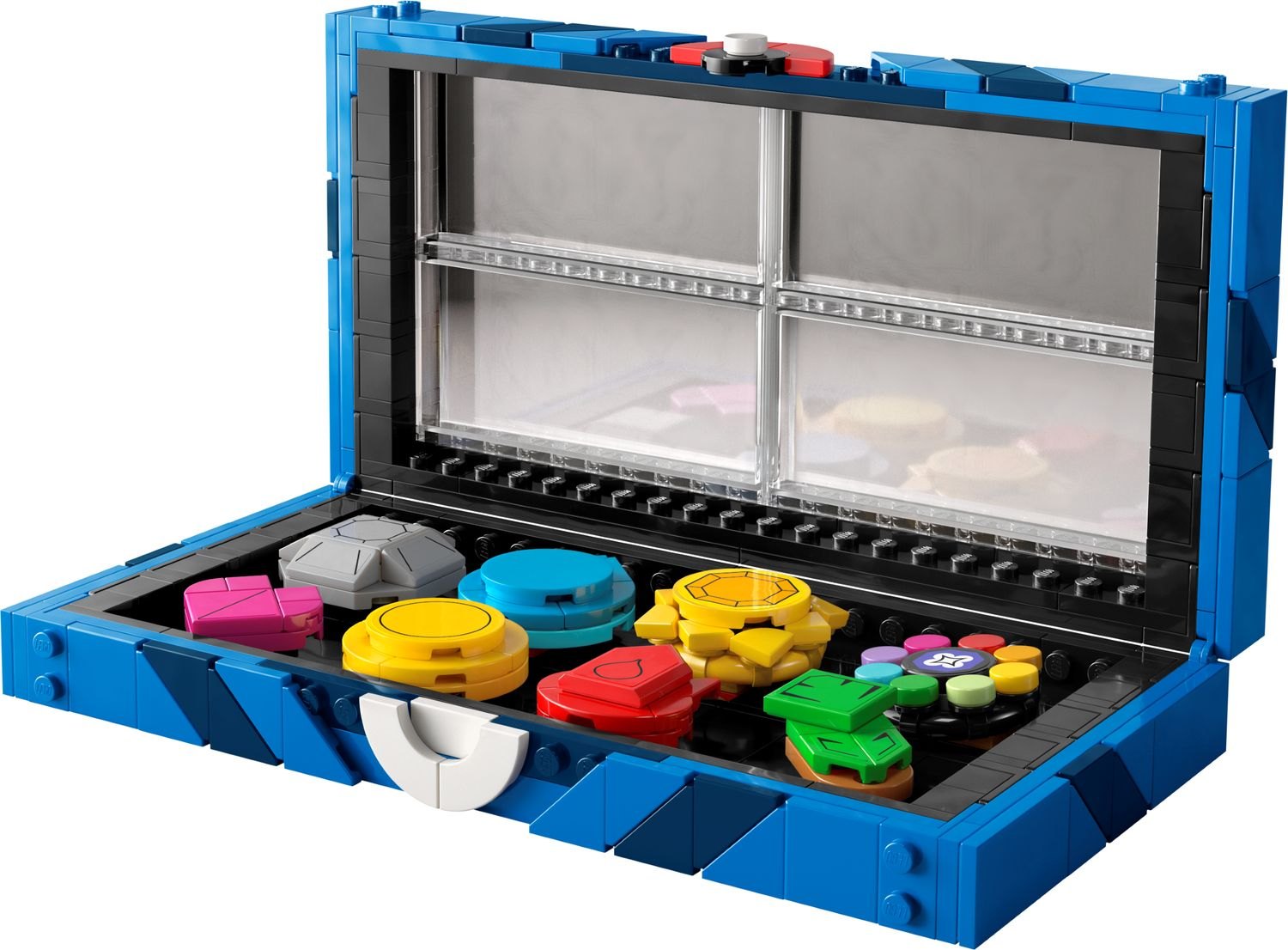 Official LEGO render of 40892 Kanto Region Badge Collection