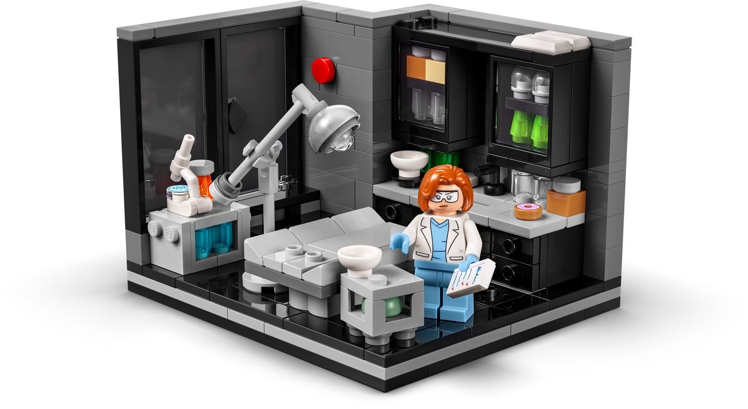 Official LEGO render of 40896 The X-Files: Scully's Lab