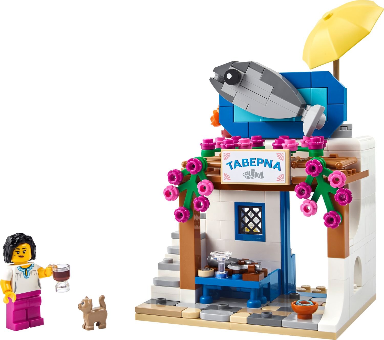 Official LEGO product image of Restaurants of the World Greece 40908