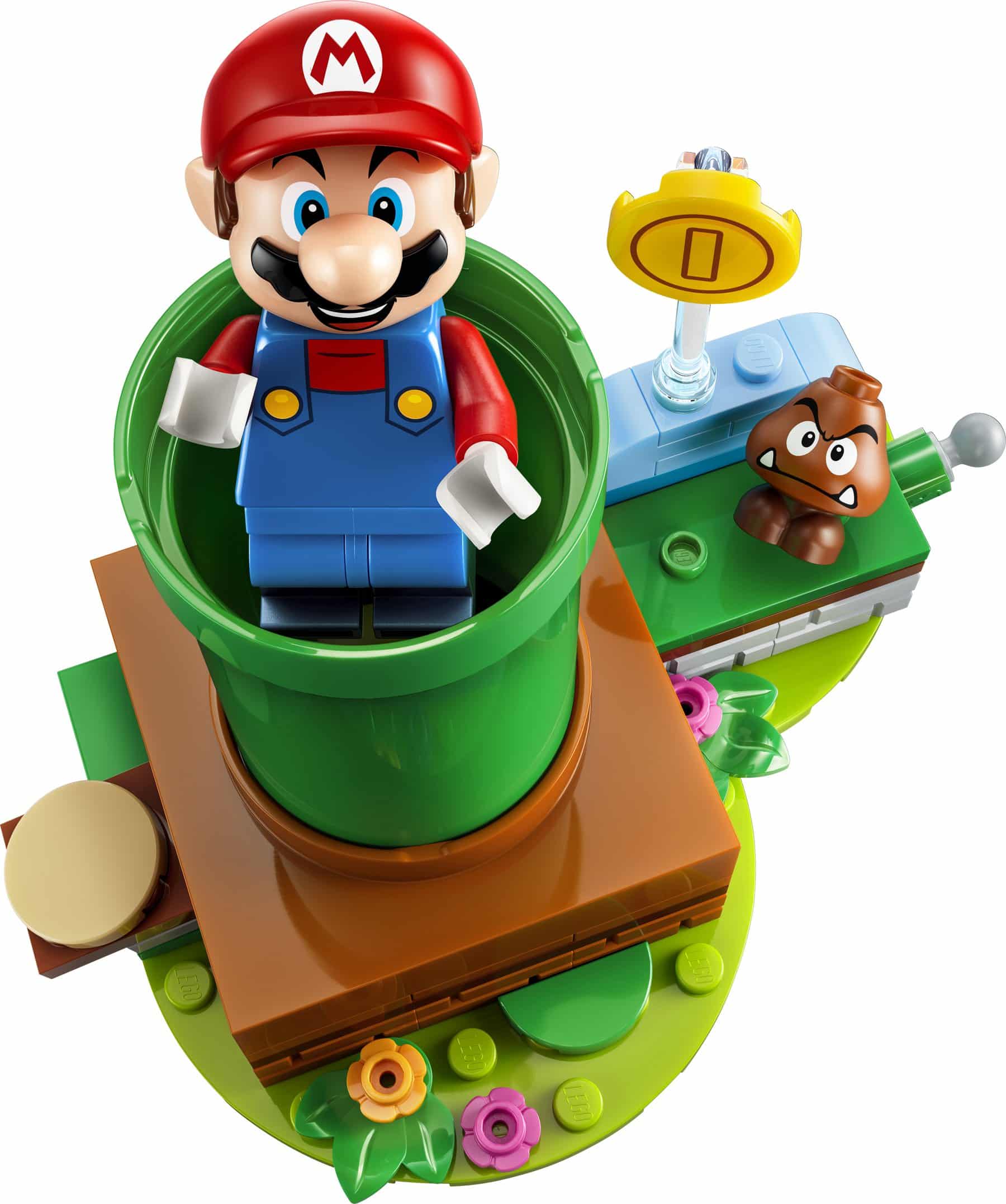 Official LEGO image of Mario's Pipe Jump