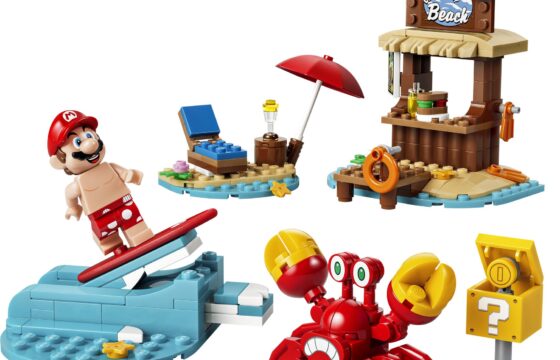 Official LEGO image of Mario's Beach Adventures