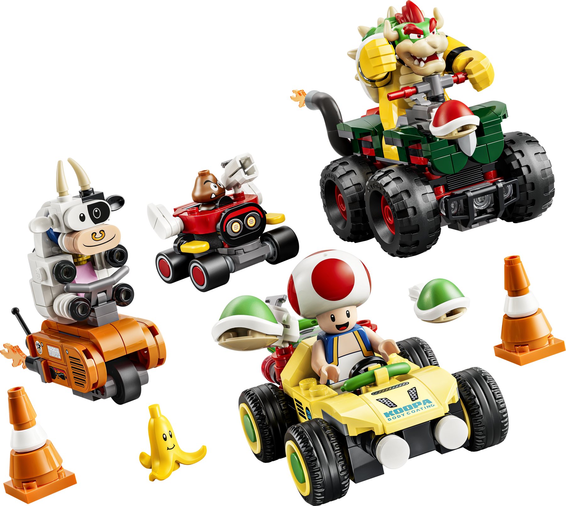 Official LEGO image of Mario Kart™ – Bowser's Rumbling Race
