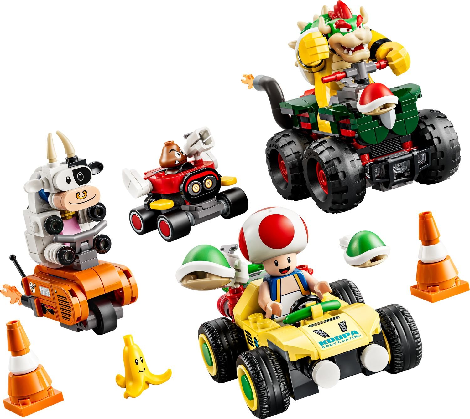 Official LEGO image of Mario Kart™ – Bowser's Rumbling Race