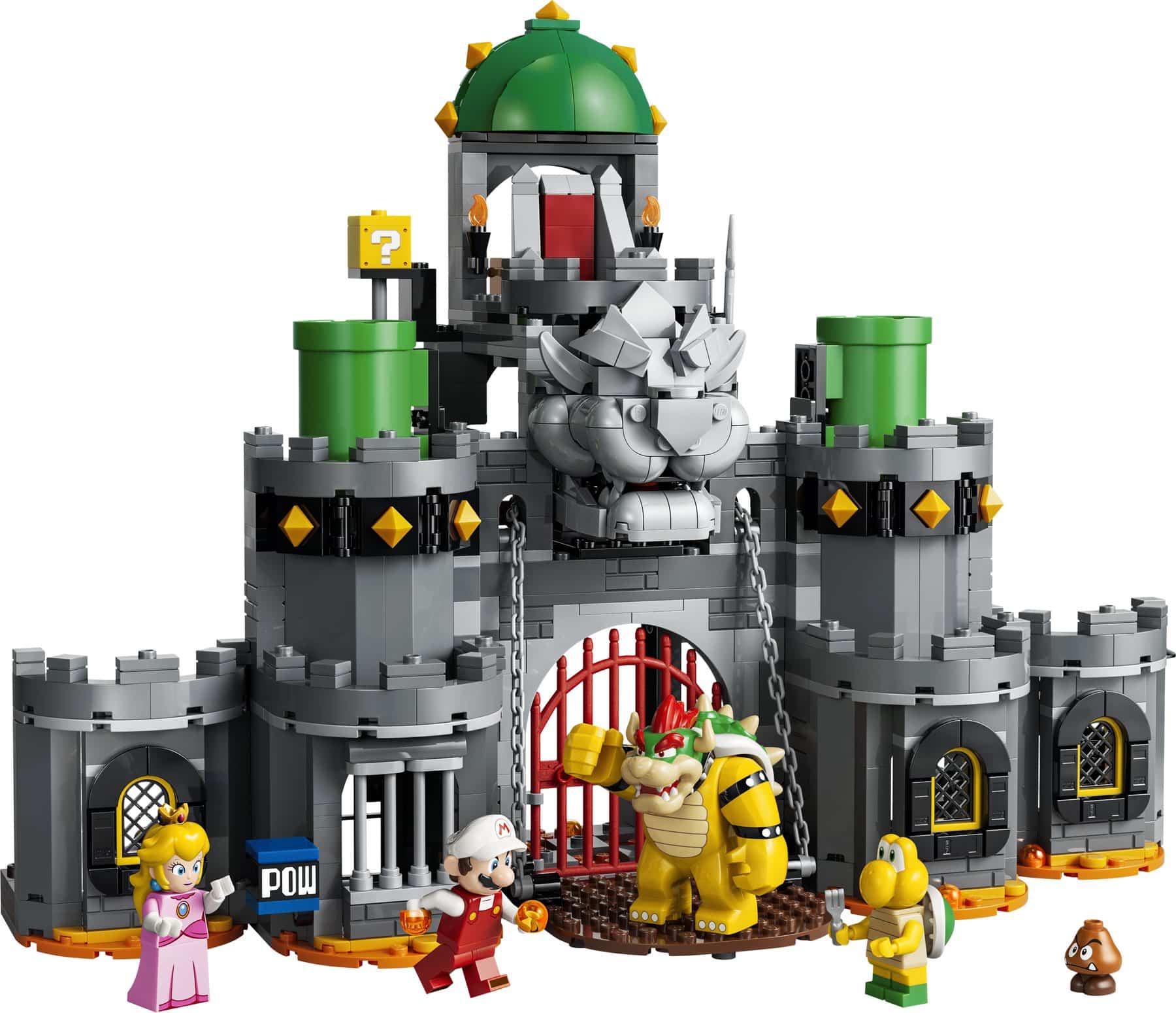 Official LEGO image of Fire Mario & Bowser's Castle