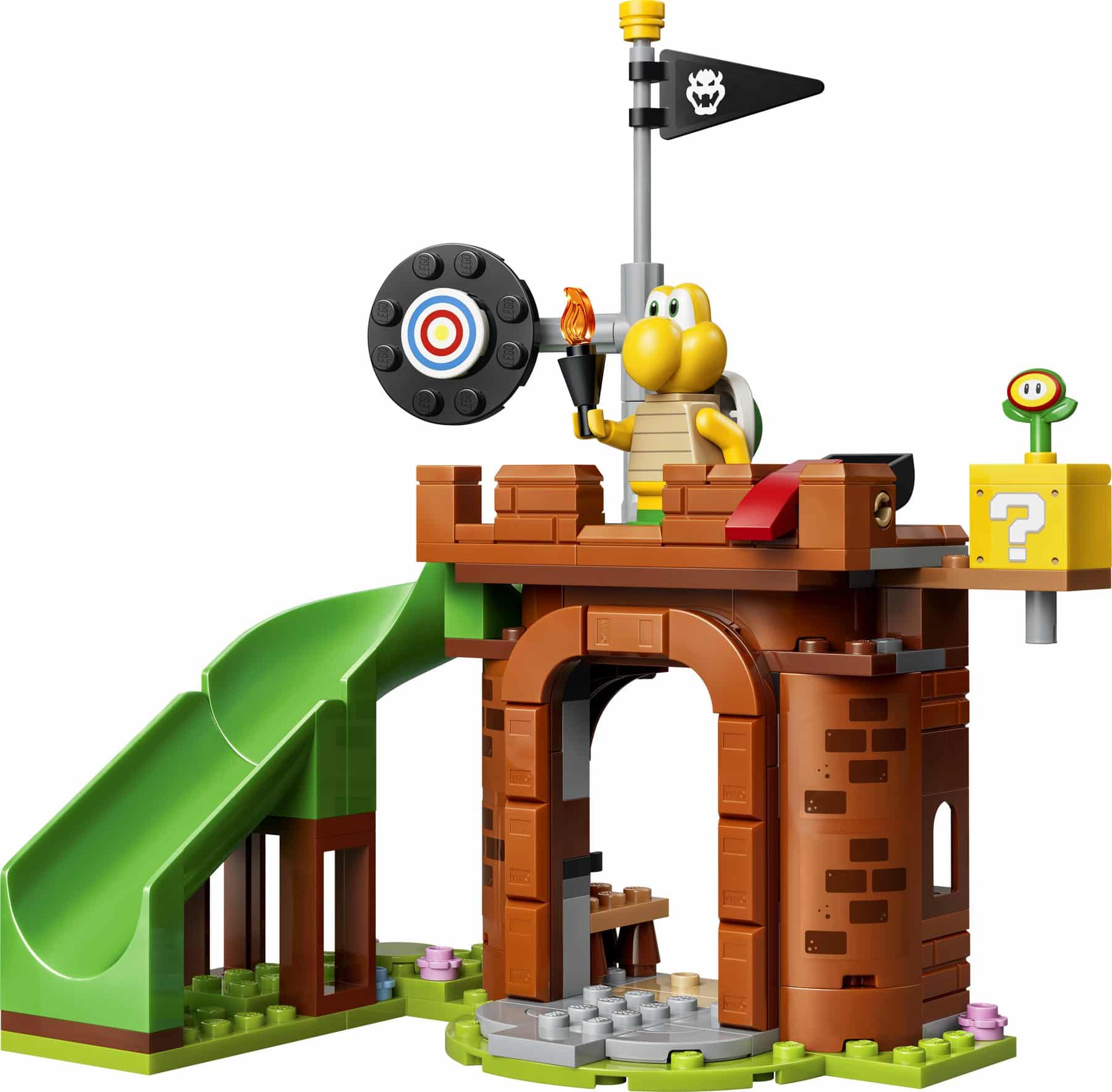 Official LEGO image of Fire Luigi vs. Koopa Troopa Battle