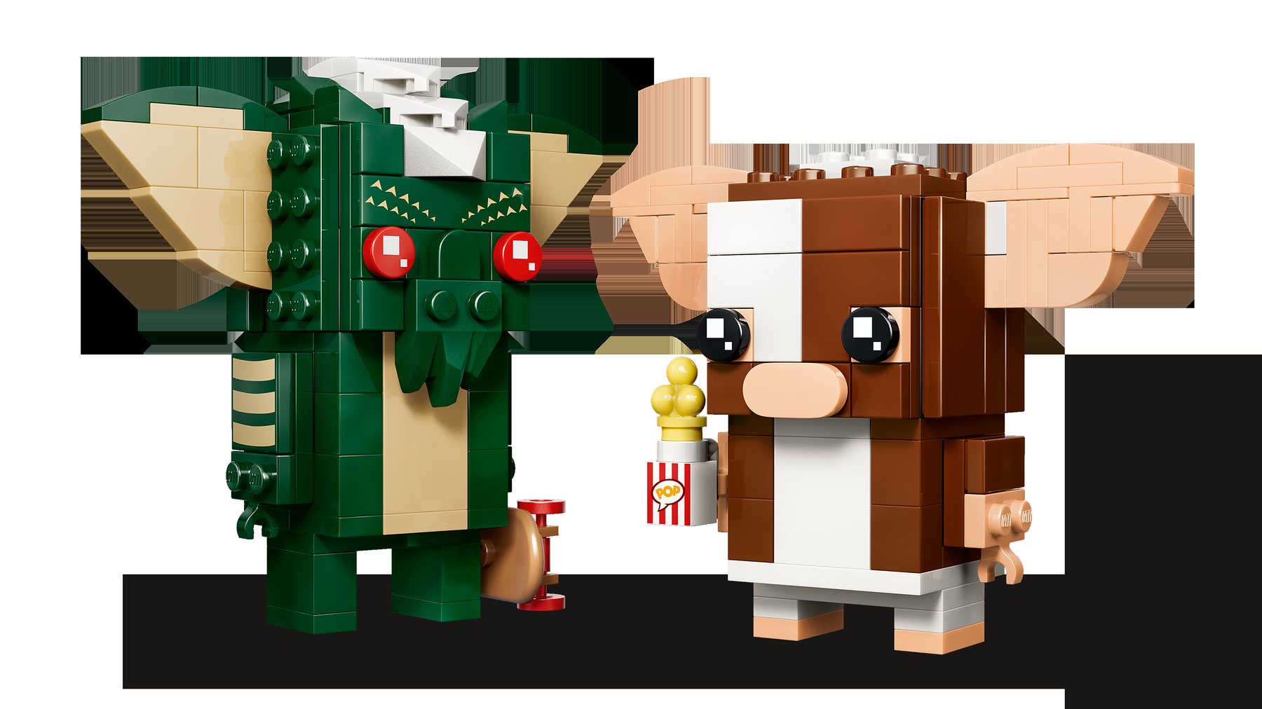 Official LEGO image of Gremlins Gizmo™ and Stripe Figures (40919).