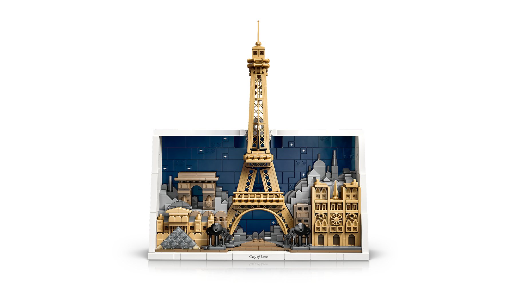 Official LEGO image of Paris – City of Love