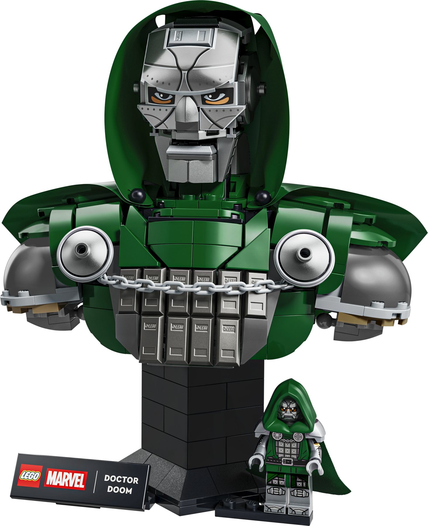 Official LEGO product image of Doctor Doom Bust