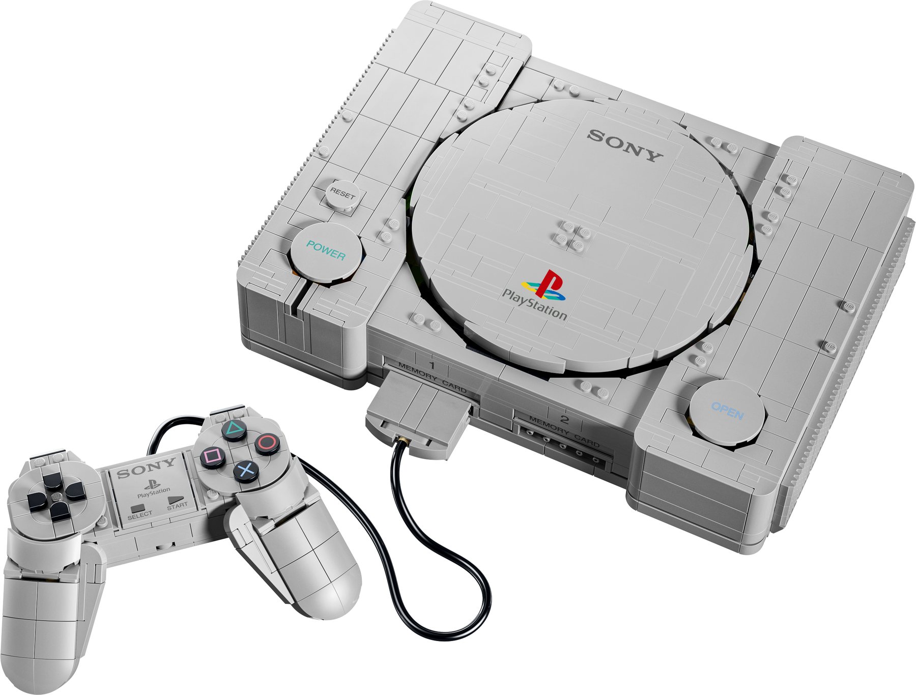 Official LEGO image of PlayStation