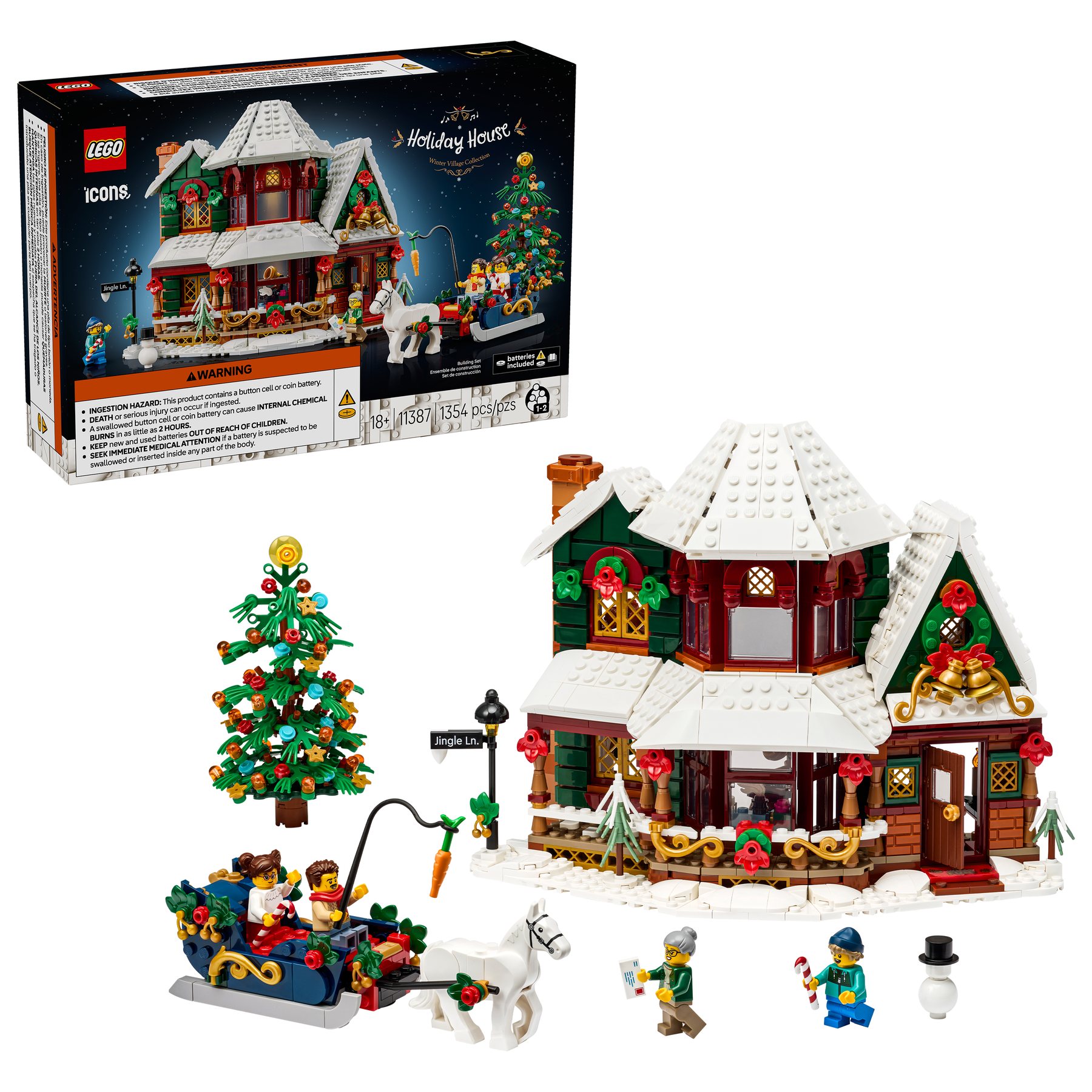 Official LEGO image of Holiday House