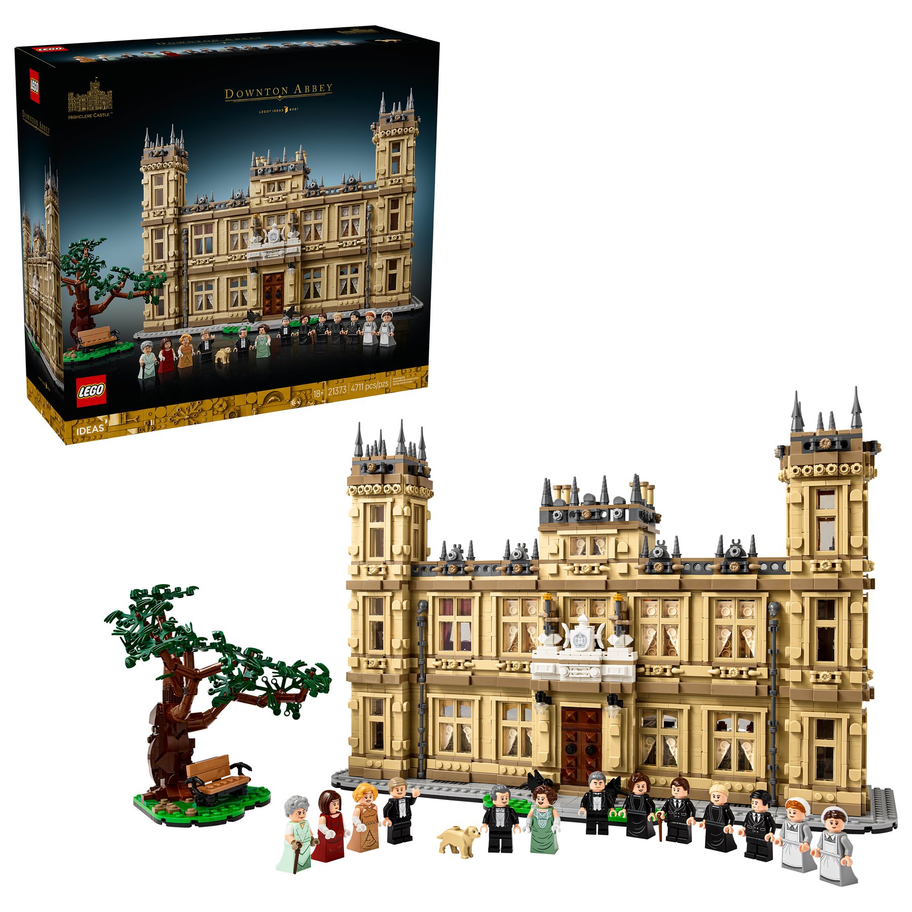 Official LEGO image of Downton Abbey