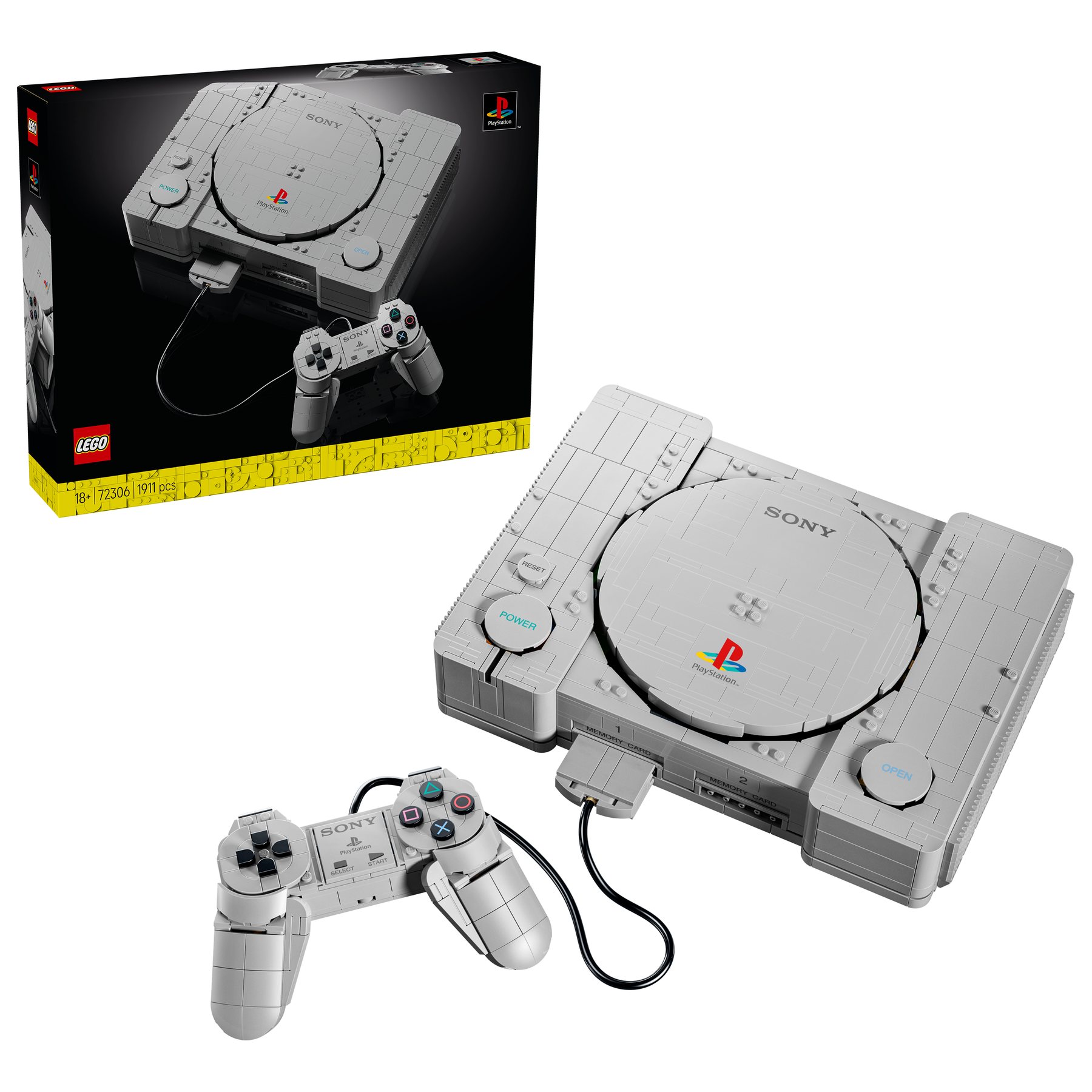 Official LEGO image of PlayStation
