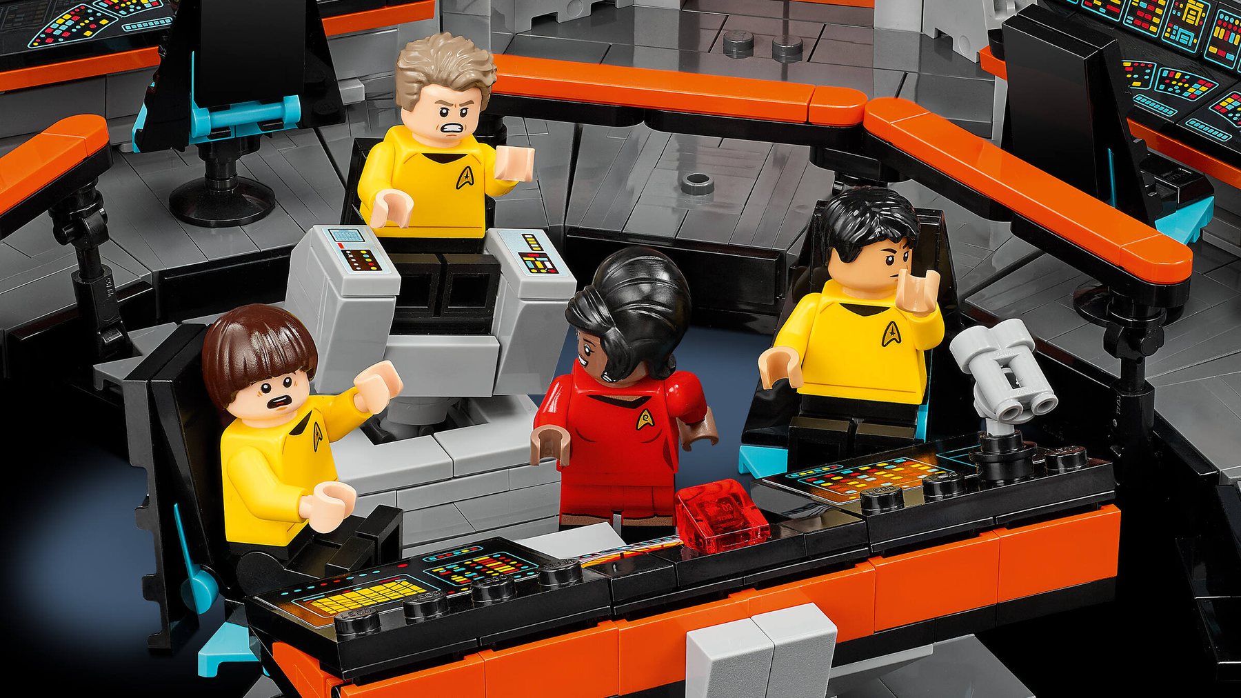 Official LEGO render of Star Trek: U.S.S. Enterprise NCC-1701 Bridge