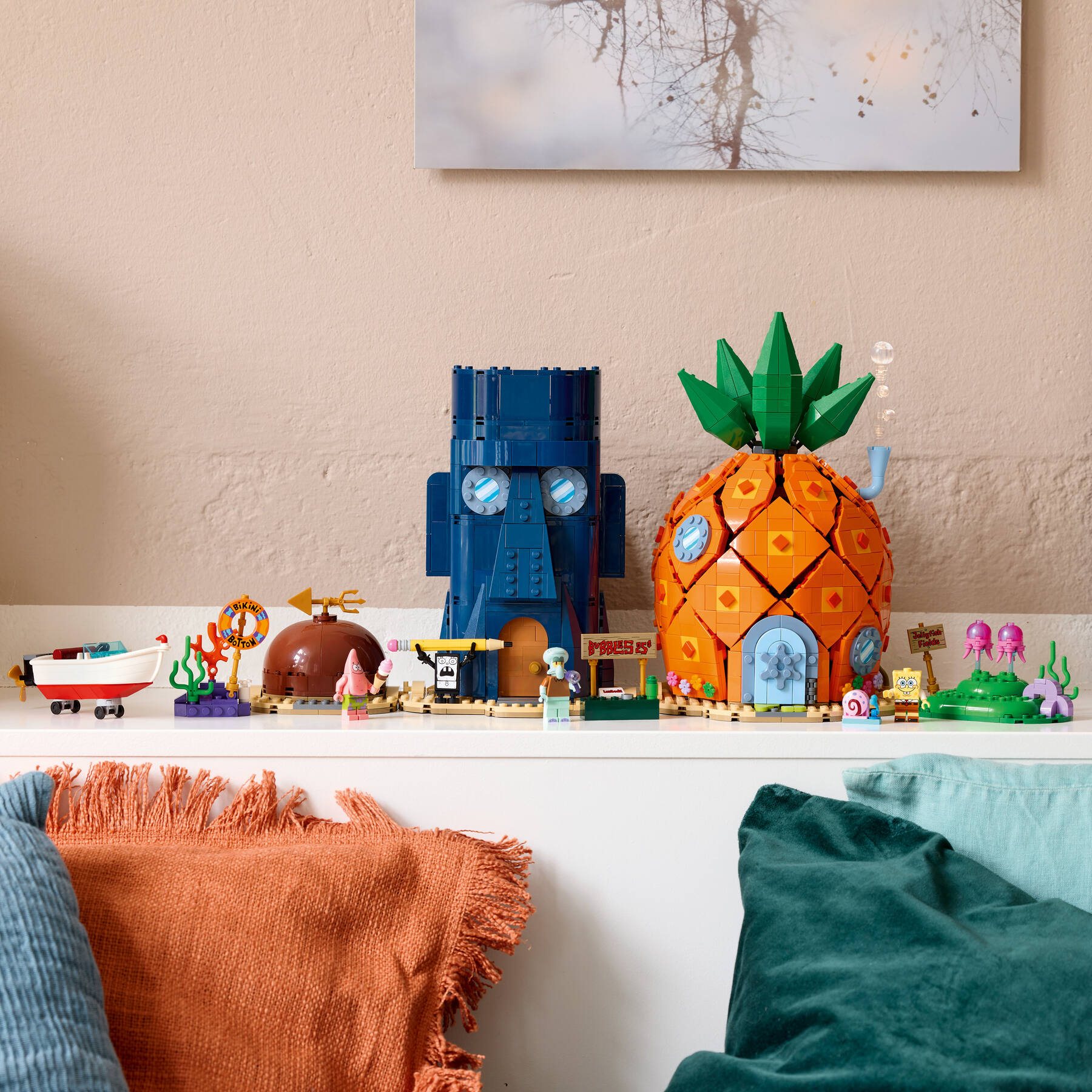 Official LEGO environment image of SpongeBob SquarePants: Bikini Bottom