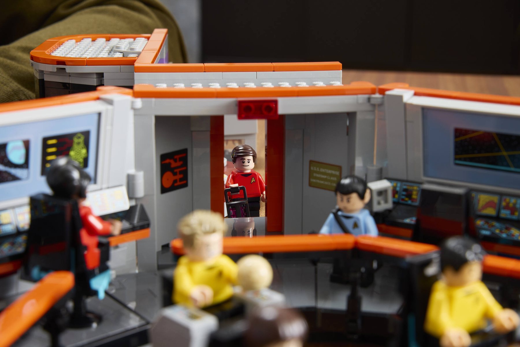 Official LEGO lifestyle image of Star Trek: U.S.S. Enterprise NCC-1701 Bridge
