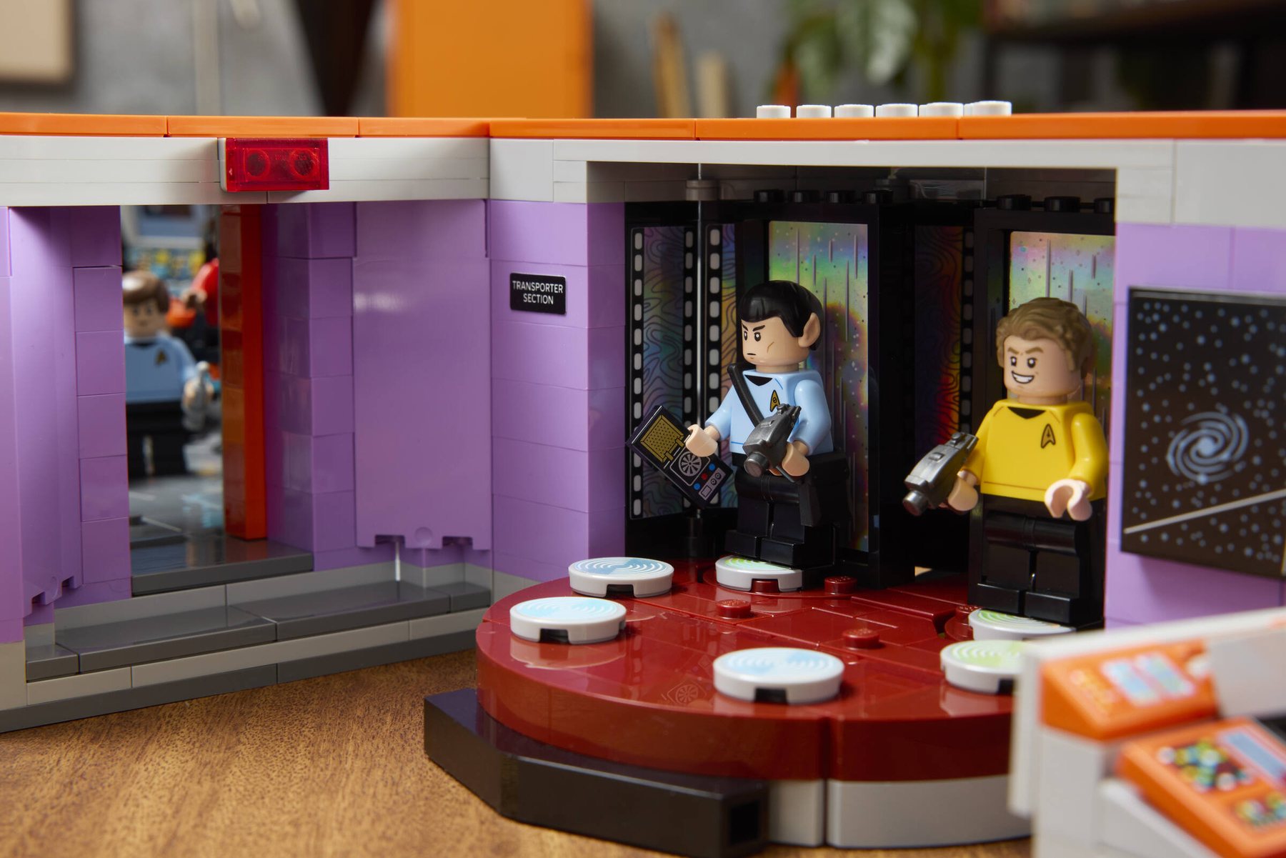 Official LEGO lifestyle image of Star Trek: U.S.S. Enterprise NCC-1701 Bridge