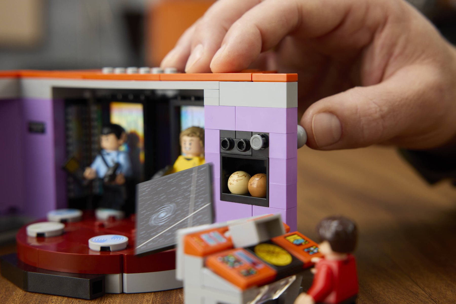 Official LEGO lifestyle image of Star Trek: U.S.S. Enterprise NCC-1701 Bridge