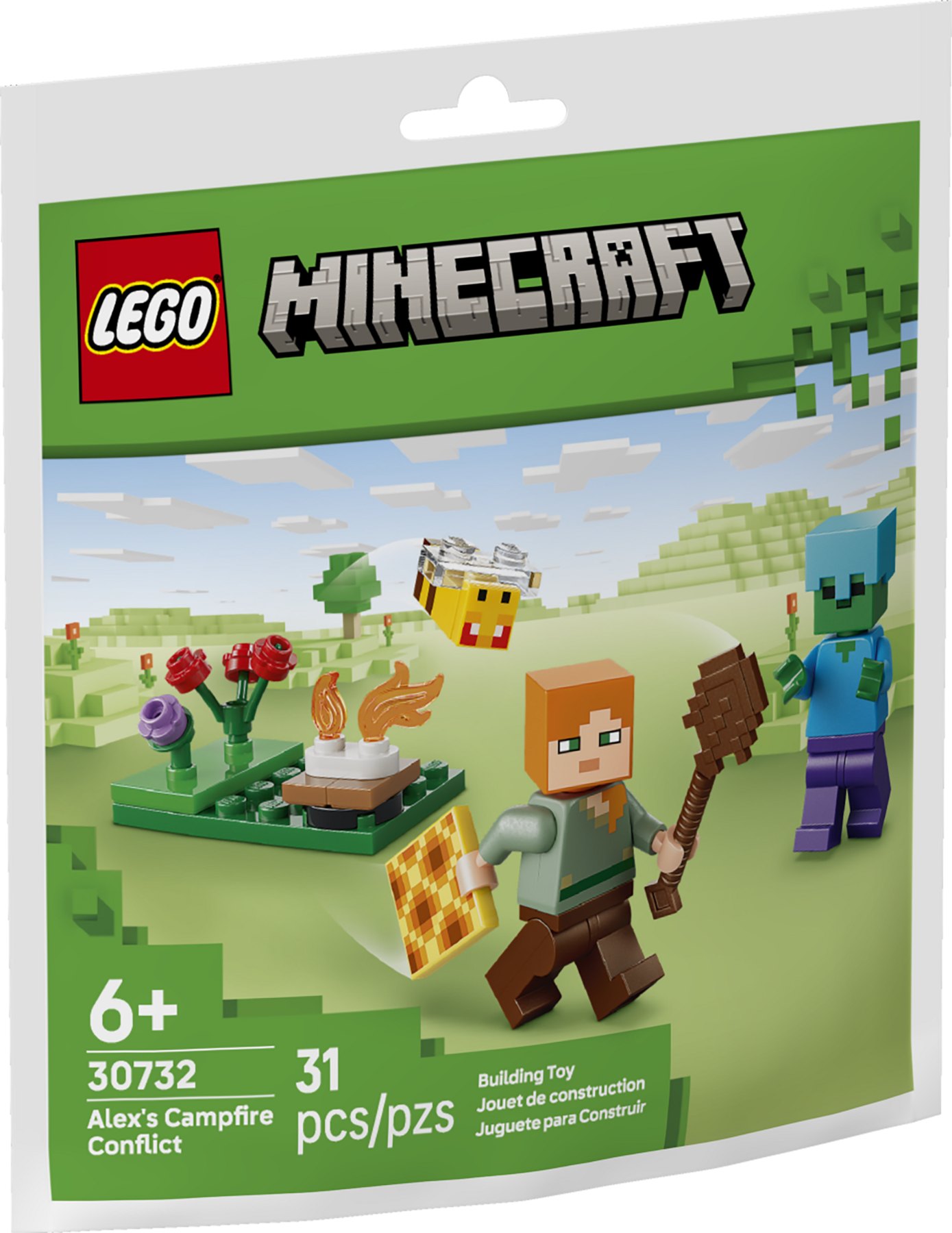 Official LEGO box image of Alex's Campfire Conflict 30732