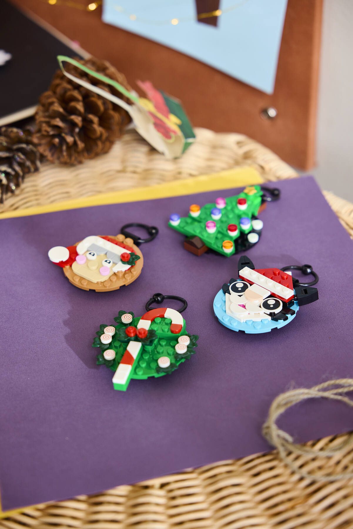 Official LEGO image of Holiday Ornament Selection 2
