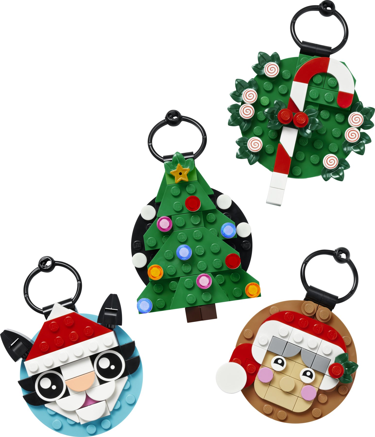 Official LEGO image of Holiday Ornament Selection 2