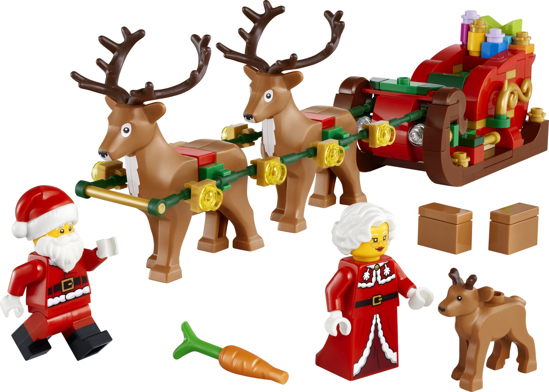 Official LEGO image of Santa's Holiday Sleigh Adventure